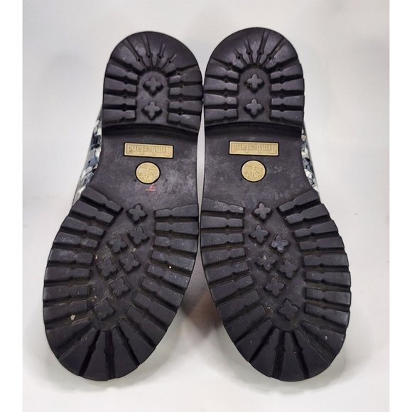 Timberland Boots Womens Size 6.5 Black Gray Juniors Classic Grunge Streetwear - Picture 9 of 9